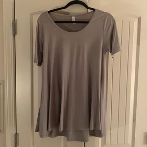 Solid Grey Lularoe Perfect Tee XS